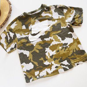 Nike Camouflage Boxy Crop T-Shirt | Small